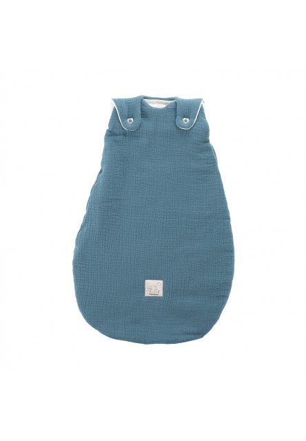 Vonkajší spací vak Liebmich Musselin Jeansblau 68/74