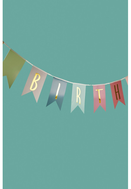 Banner Happy Birthday Multi