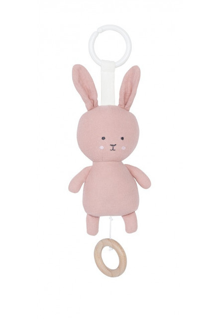 Bunny Hudobná hračka ružová