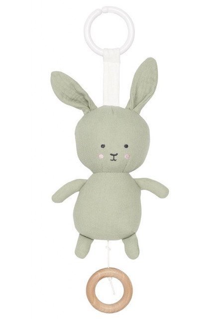 Bunny Hudobná hračka zelená