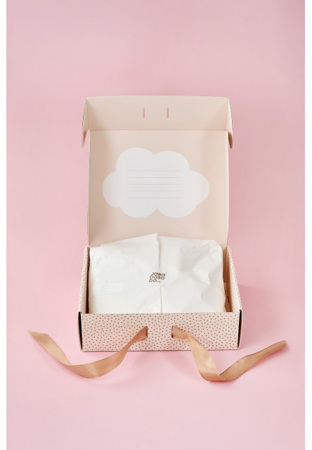 Darčeková sada s hrkálkou Bunny Pink
