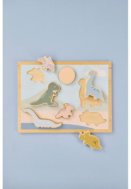 Puzzle vkladačka Dino