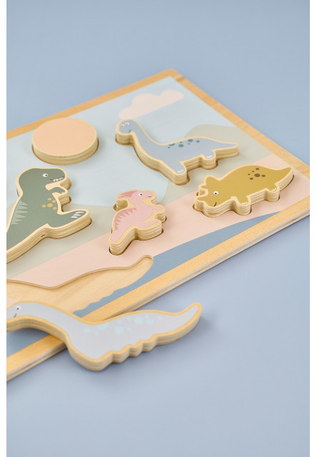 Puzzle vkladačka Dino