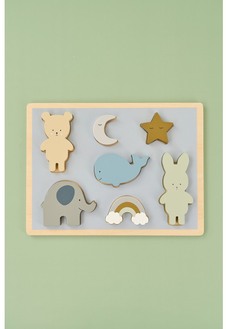Puzzle vkladačka Macko