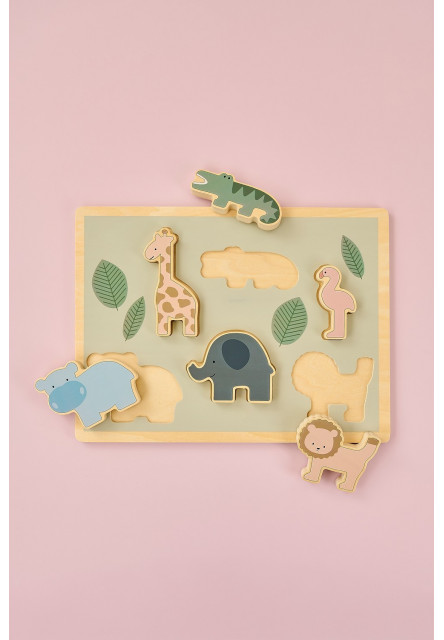 Puzzle vkladačka Safari