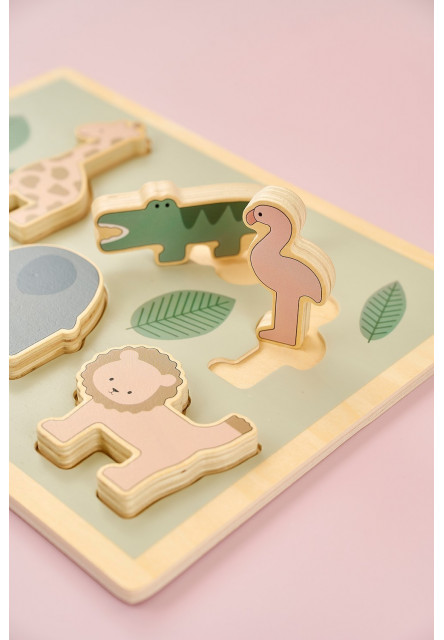 Puzzle vkladačka Safari