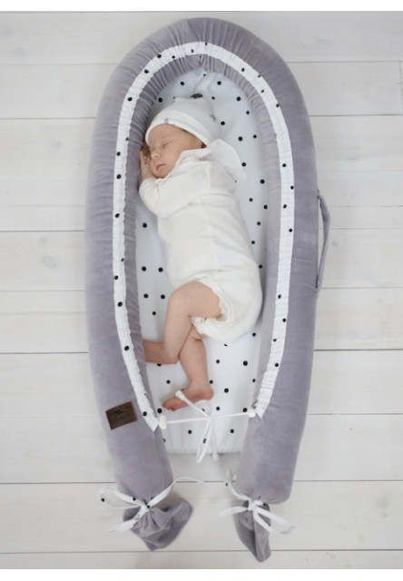 Hniezdočko pre bábätko Sleepee Newborn Royal Baby piesková