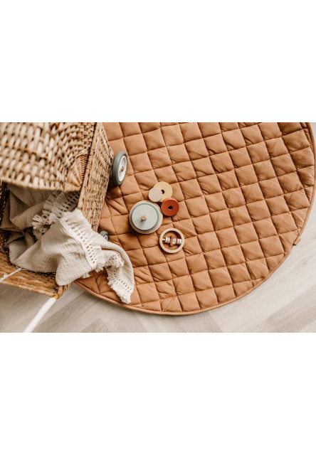 Noomad soft Hracia deka a Vak na hračky Organic Tawny Brown