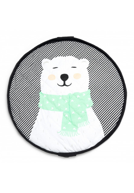 Noomad soft Hracia deka a Vak na hračky Polar Bear