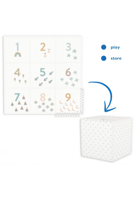Tiloo EEVAA Podložka na hranie a domček Numbers