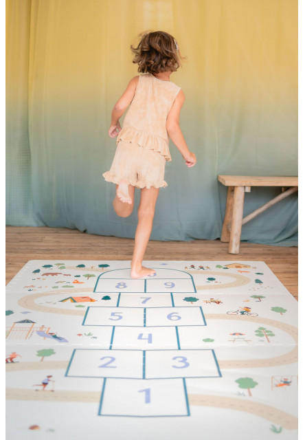 Tiloo EEVAA Podložka na hranie a domček Hopscotch