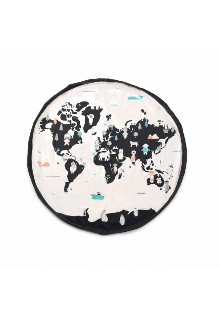 Noomad original Hracia deka a Vak na hračky Worldmap