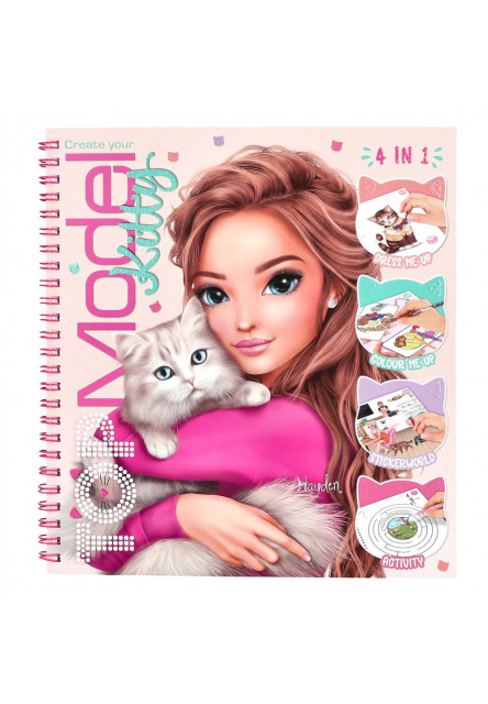Maľovanky, kreatívna sada  KITTY