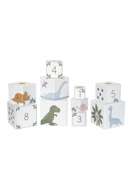 Stohovacie kocky Dino