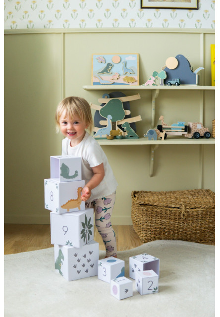 Stohovacie kocky Dino