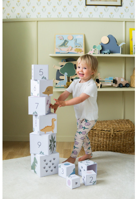 Stohovacie kocky Dino