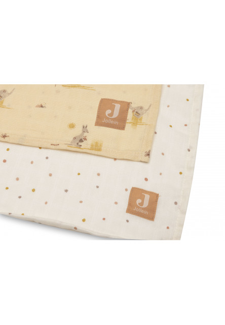 Plienky zavinovacie 2ks 115x115 cm Kangaroots