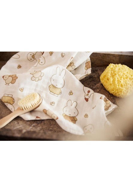 Plienky zavinovacie 2ks 115x115 cm Miffy Family Farm