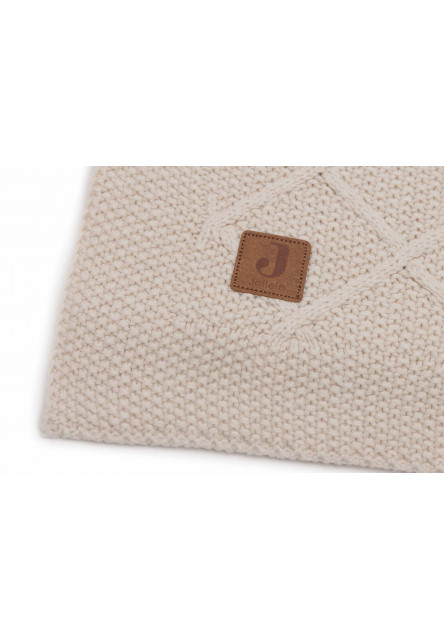 Deka 75x100cm Check Knit Oatmeal