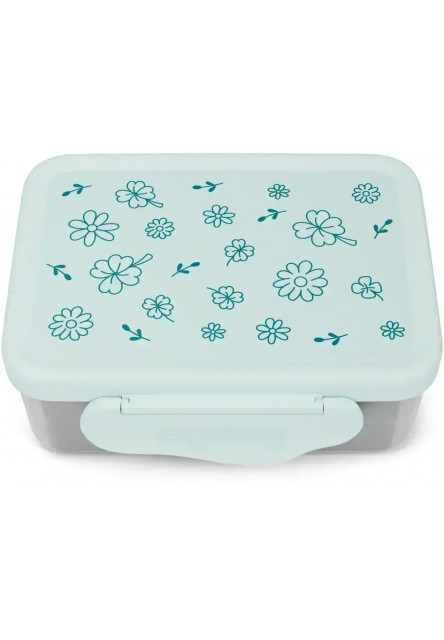 Desiatový box Ergobag Stainless Steel Lunchbox - Flowers