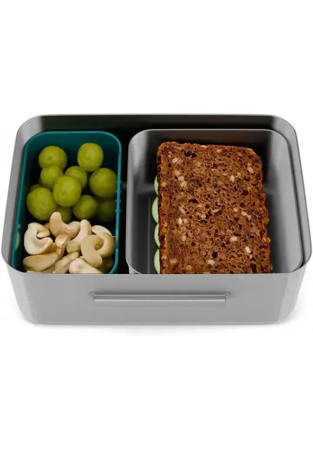 Desiatový box Ergobag Stainless Steel Lunchbox - Flowers