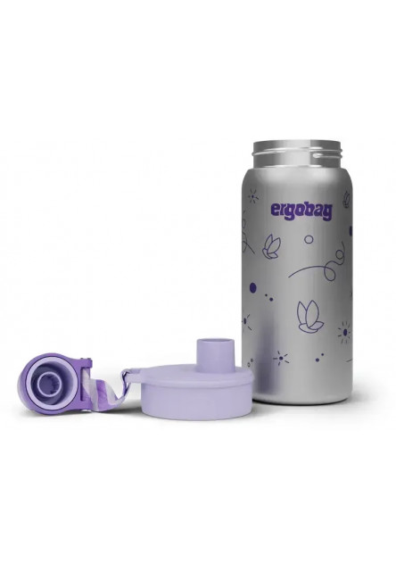 Nerezová fľaša Ergobag Stainless Steel Bottle - Butterfly