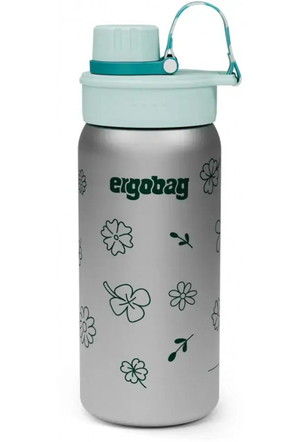 Nerezová fľaša Ergobag Stainless Steel Bottle - Flowers