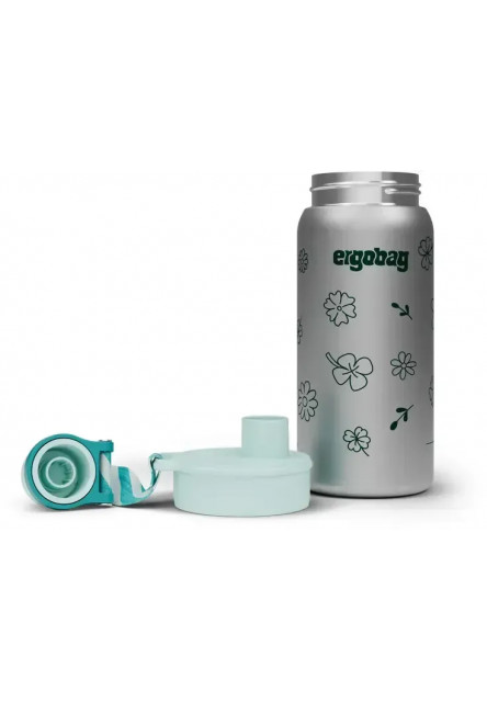 Nerezová fľaša Ergobag Stainless Steel Bottle - Flowers