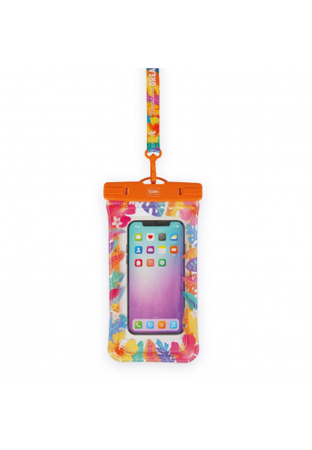 Plávajúce puzdro na telefón do vody Legami Floating Waterproof Smartphone Pouch - Floating W. Smartphone Pouch - Tropicana Dr