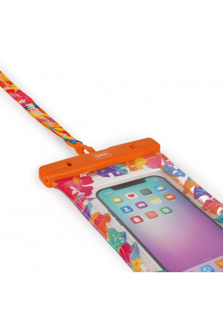 Plávajúce puzdro na telefón do vody Legami Floating Waterproof Smartphone Pouch - Floating W. Smartphone Pouch - Tropicana Dr