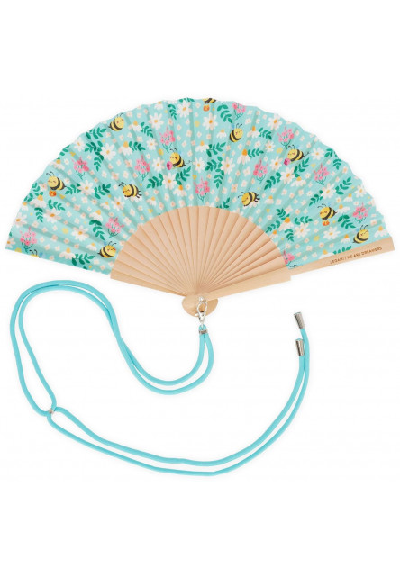 Vejár Legami ¡Qué Calor! - Folding Fan - Bee - Green