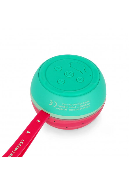 Vodeodolný bezdrôtový reproduktor Legami Singing In The Summer - Water Resistant Wireless Speak - Watermelon