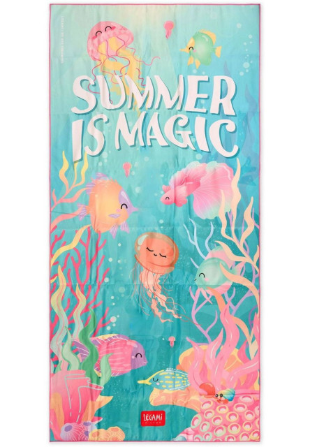 Plážová osuška Legami Beach Towel - Summer Is Magic