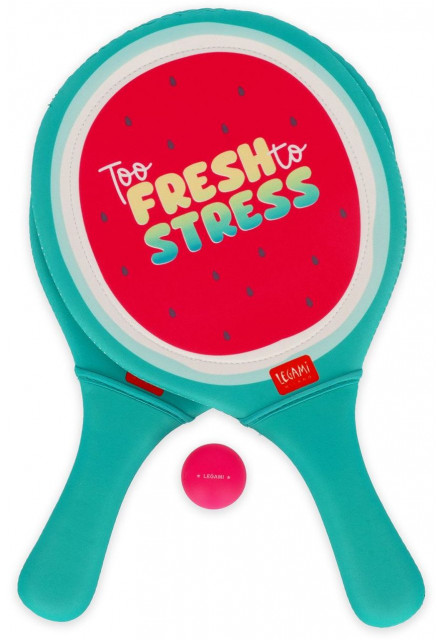 Súprava na plážový tenis Legami Beach Rackets - Neoprene Beach Rackets - Watermelon