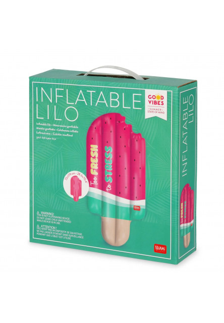 Nafukovacie ležadlo Legami Inflatable Lilo - Watermelon