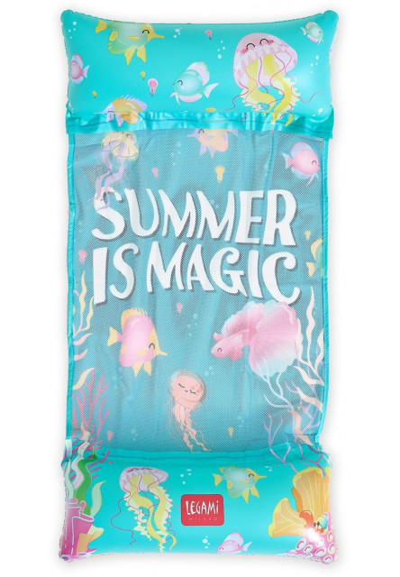 Nafukovacie sieťové ležadlo Legami Inflatable Hammock - Summer Is Magic
