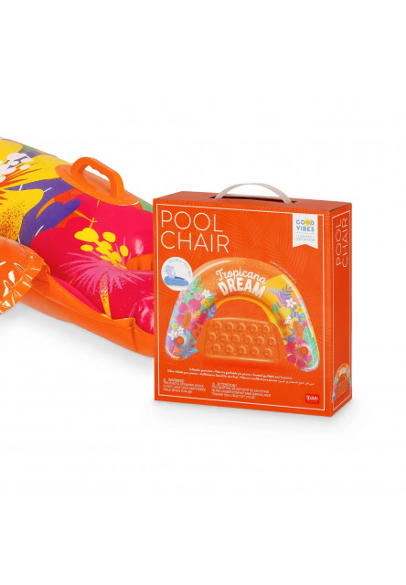 Nafukovacie sedadlo Legami Pool Chair - Water Float - Tropicana Dream