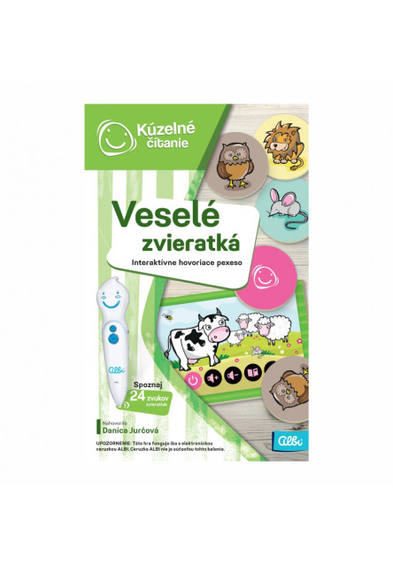 Hra pexeso - Veselé zvieratká