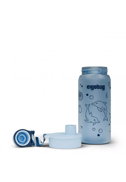 Detská fľaša Ergobag Bottle - Dolphin