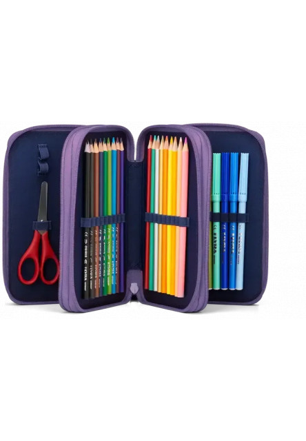 Školský peračník Ergobag Maxi Pencil Case - PonyBearadise