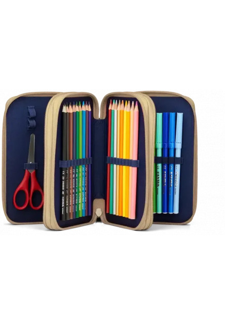 Školský peračník Ergobag Maxi Pencil Case - FlowBear World