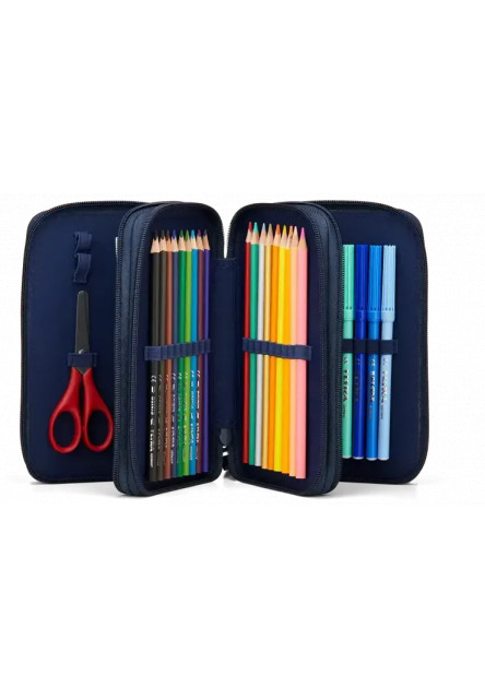 Školský peračník Ergobag Maxi Pencil Case - AtmosBear