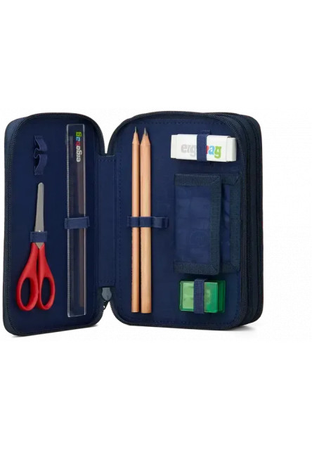 Školský peračník Ergobag Maxi Pencil Case - UnBearwater