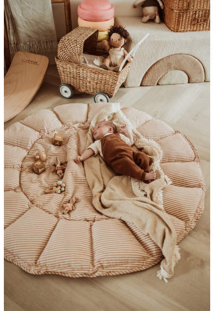 Coco Bloom Detské hniezdo Stripes Brown
