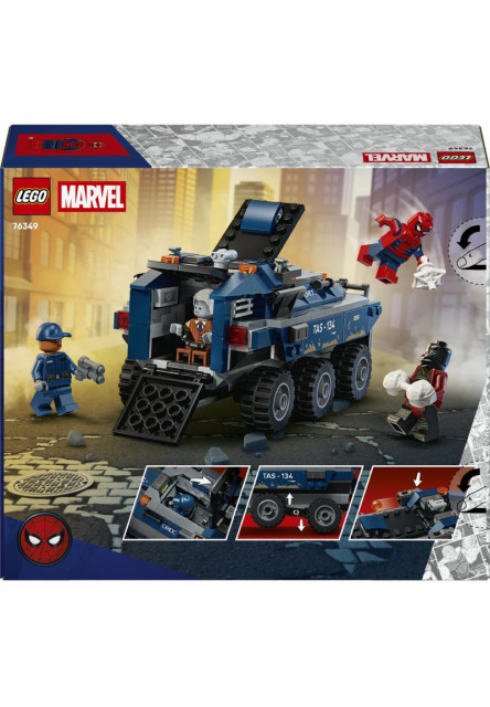 Spider-Man a naháňačka väzenského transportéru