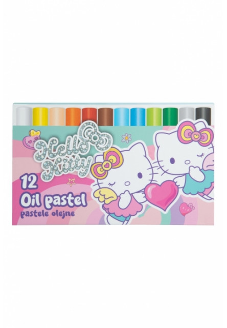 Voskovky Hello Kitty Pastel Pink 12 ks