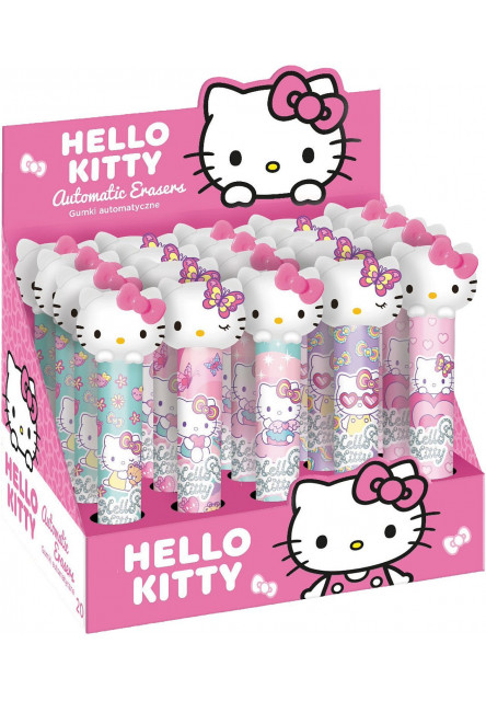 Vysúvacia guma v pere Hello Kitty Pastel Pink