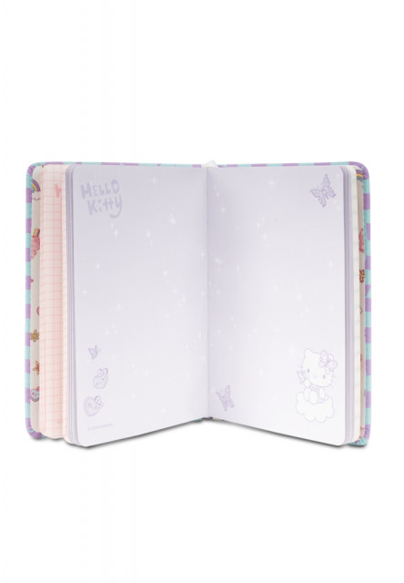 Zápisník B6 s 3D postavičkou modrý Hello Kitty Pastel Pink