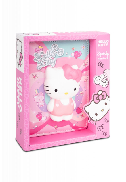 Zápisník B6 s 3D postavičkou ružový Hello Kitty Pastel Pink