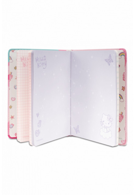 Zápisník B6 s 3D postavičkou ružový Hello Kitty Pastel Pink